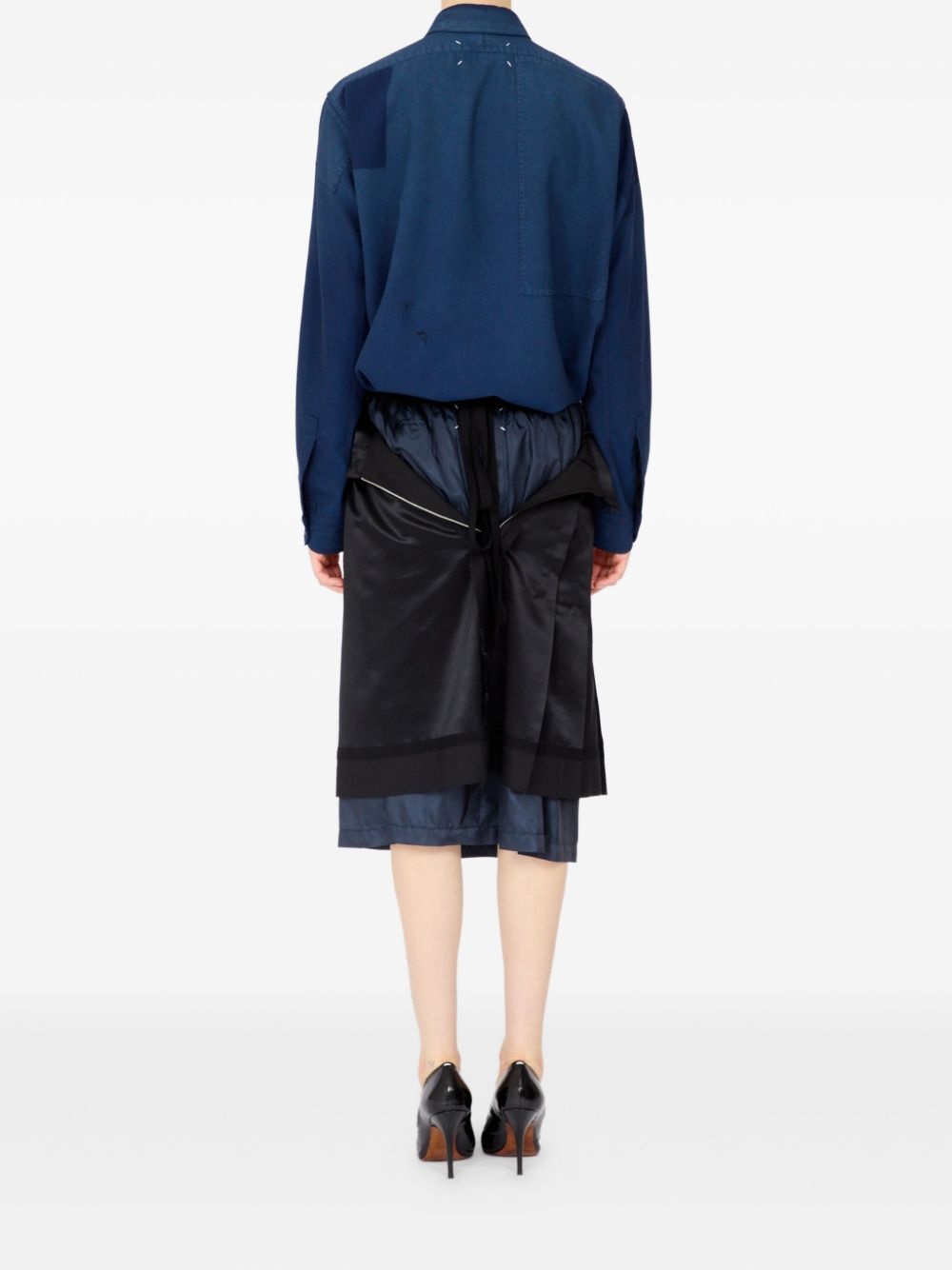 layered midi skirt - 4