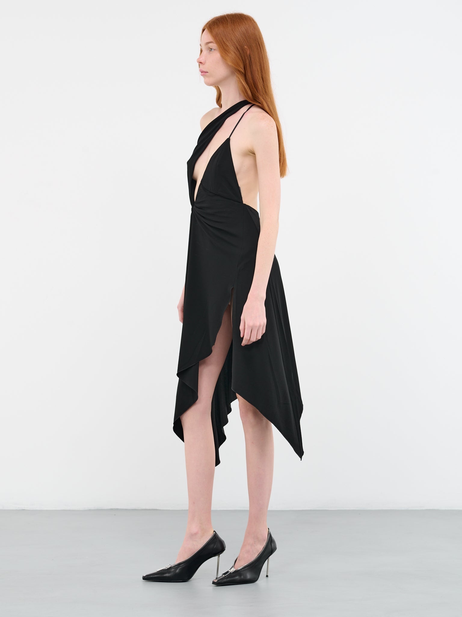 Asymmetric Mini Dress - 2