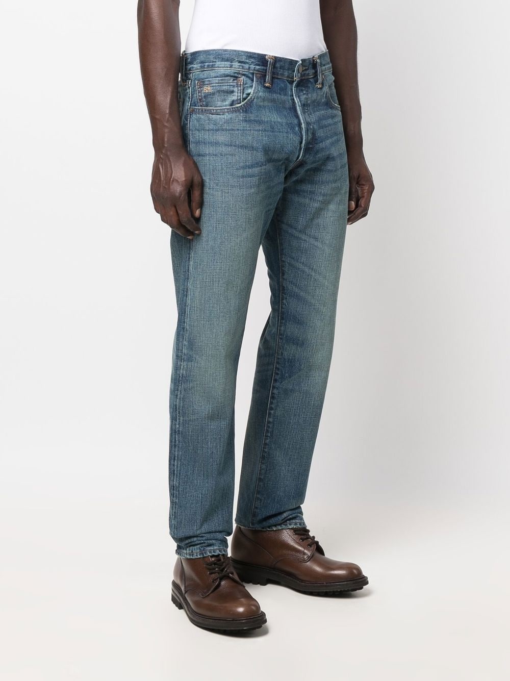 slim-fit straight leg jeans - 3