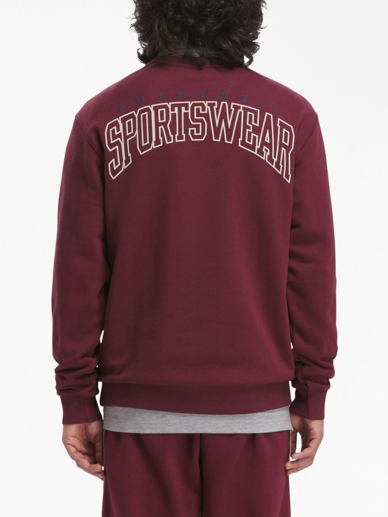logo-print cotton sweatshirt 4