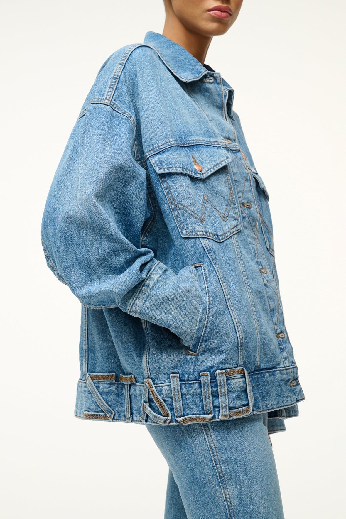 STAUD WRANGLER THE BIGGEST JEAN JACKET - 6