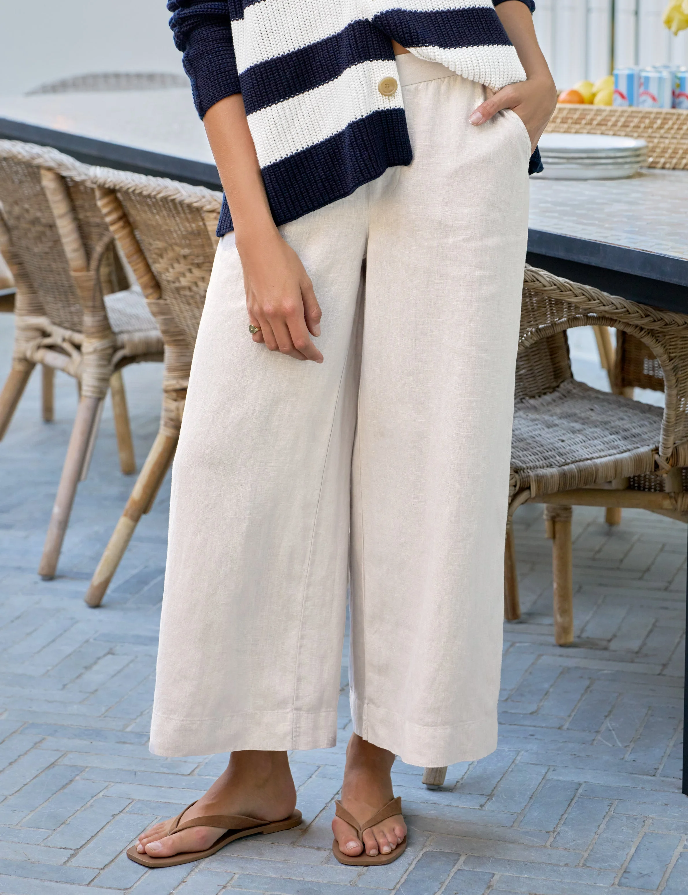 Wide-Leg Pull-On Pant - 1