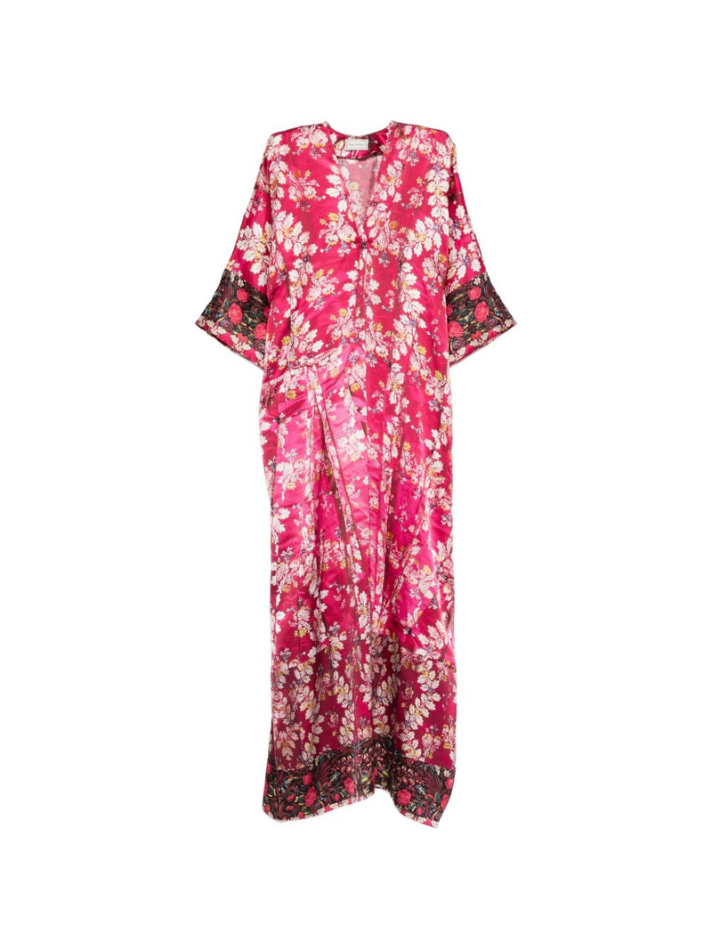 floral V-neck maxi dress 1