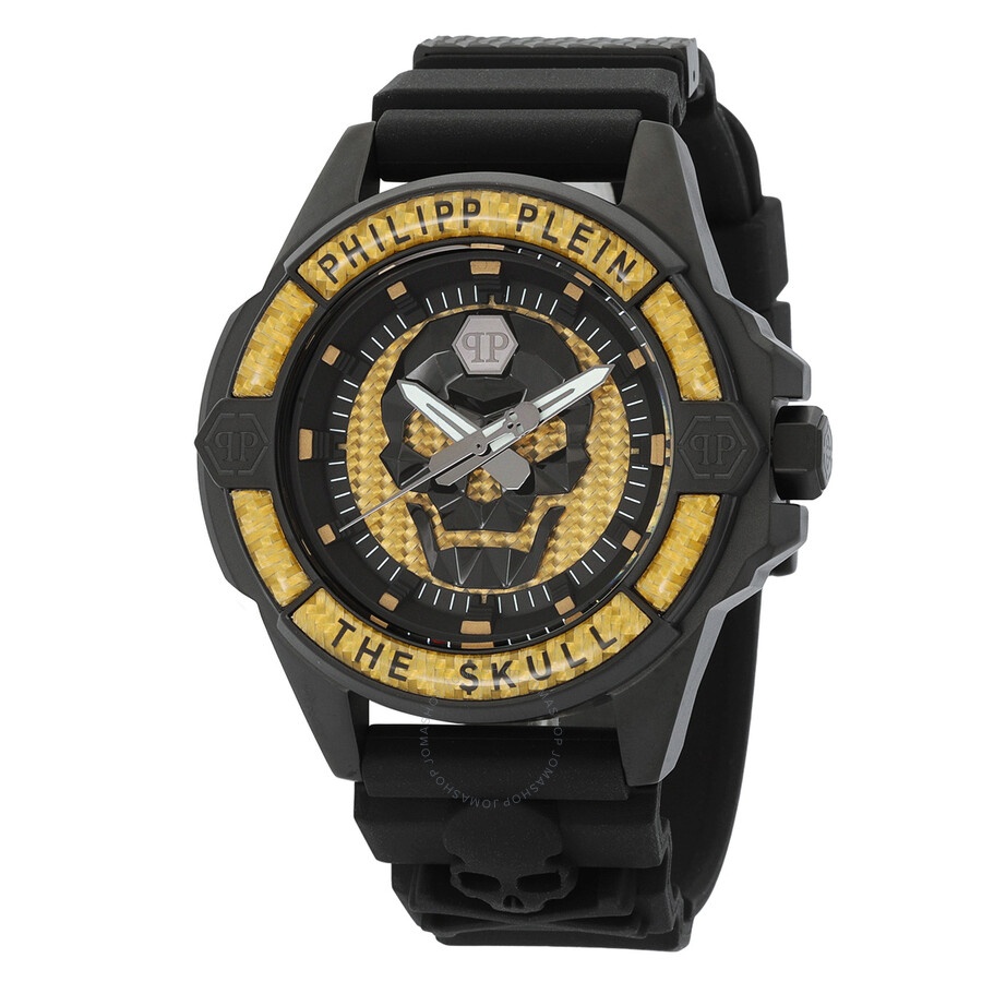 Philipp Plein The Skull Quartz Yellow Dial Men's Watch PWAAA1922 - 1