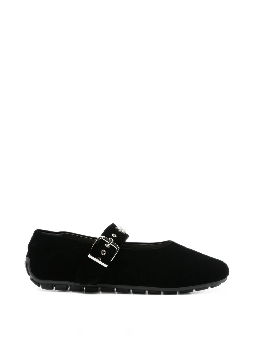 embellished-strap ballet flats - 1