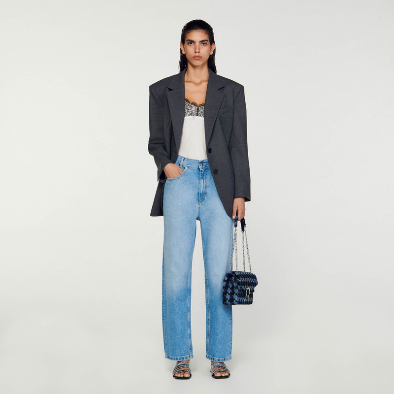 Sandro LOW-RISE STRAIGHT-LEG JEANS outlook