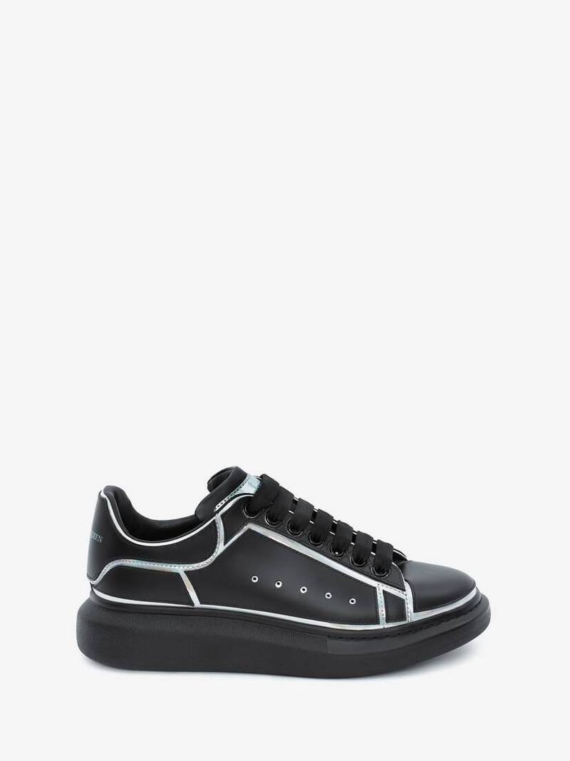 Oversized Sneaker in Black/silver - 1