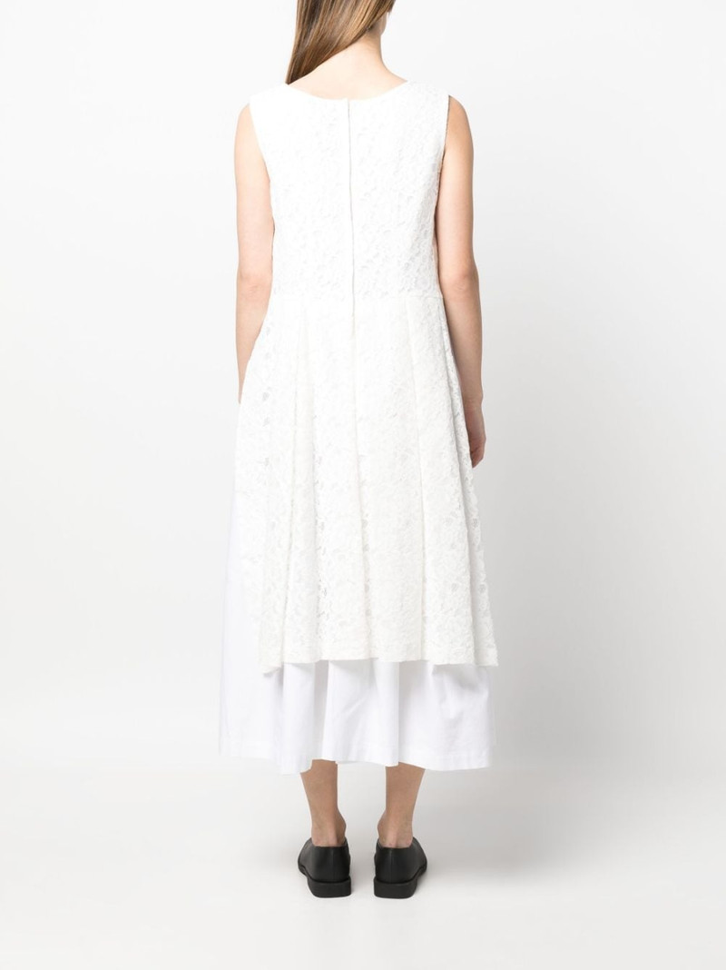 lace-overlay midi dress 4
