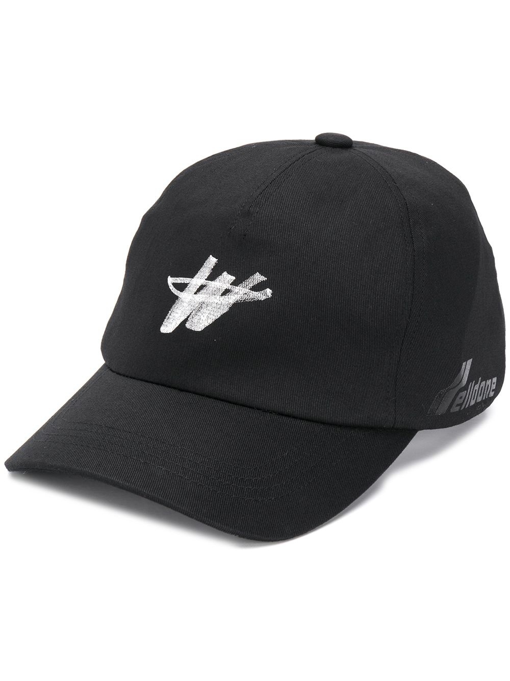 logo-print cotton cap - 1