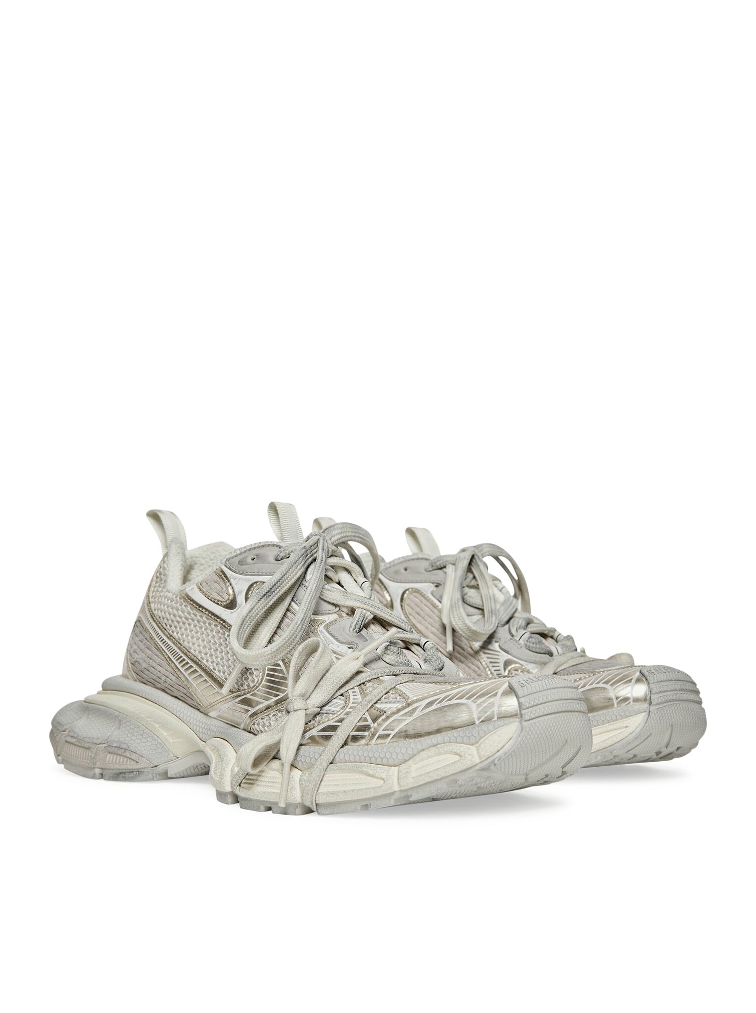 WOMEN`S 3XL SNEAKERS IN OFF WHITE - 3