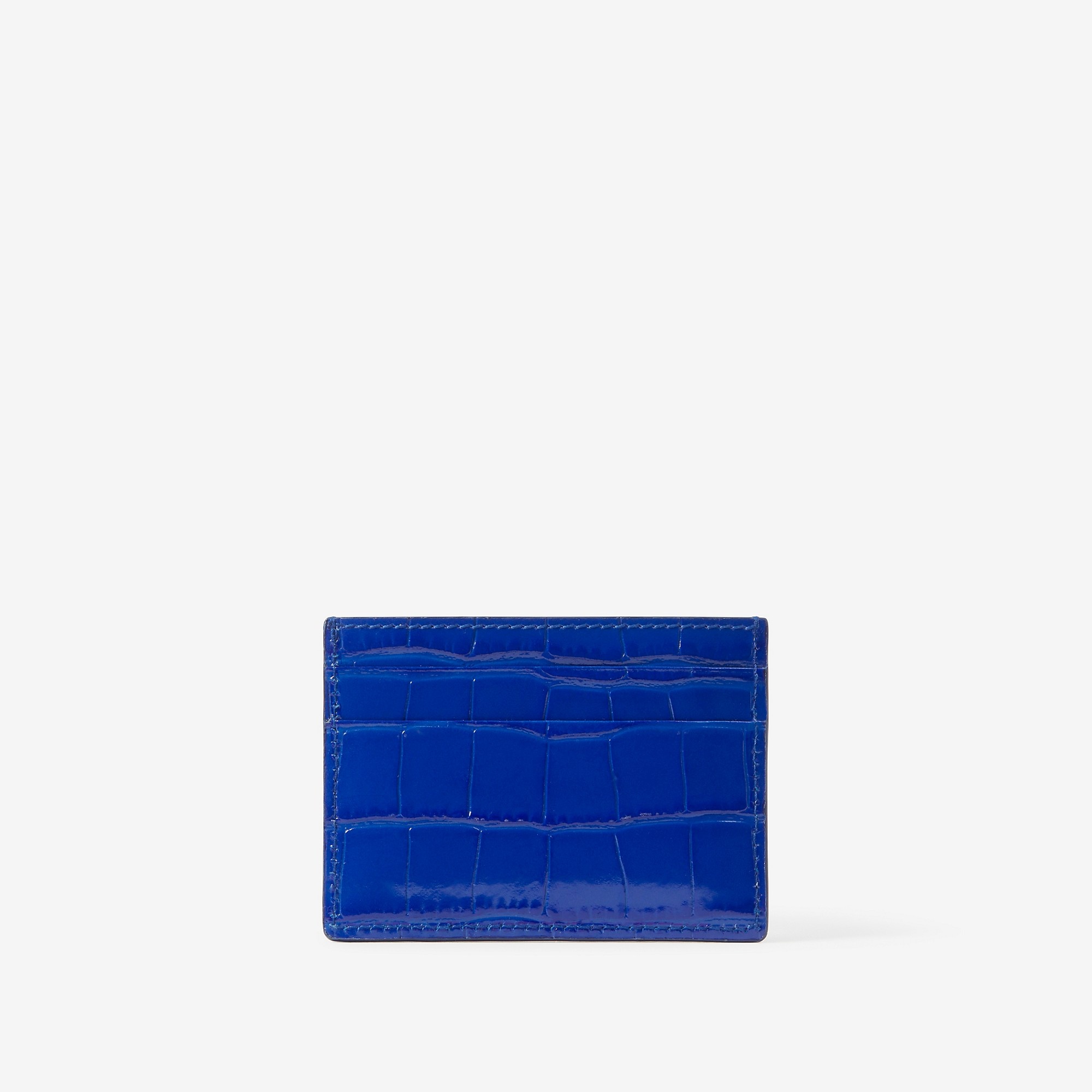 Embossed Leather TB Card Case - 3