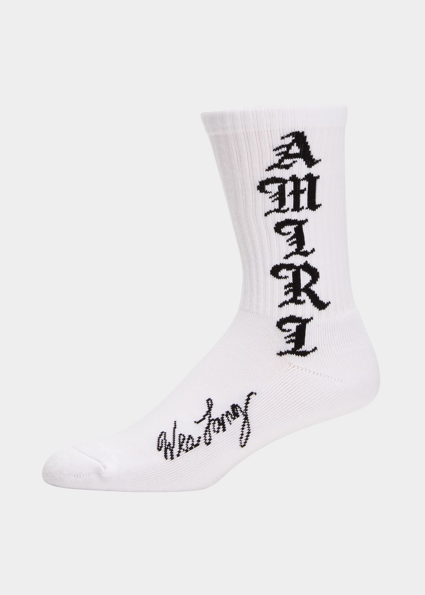 x Wes Lang Men's Reaper Blood Crew Socks - 1