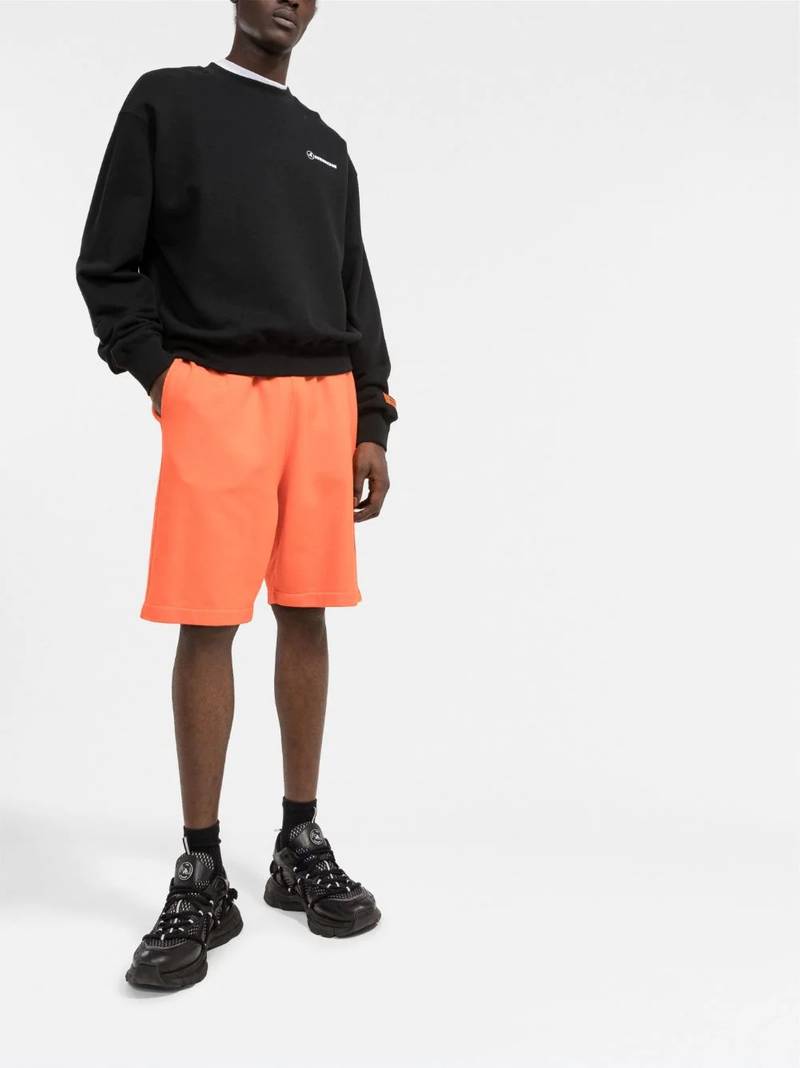 Heron Preston recycled cotton track shorts outlook