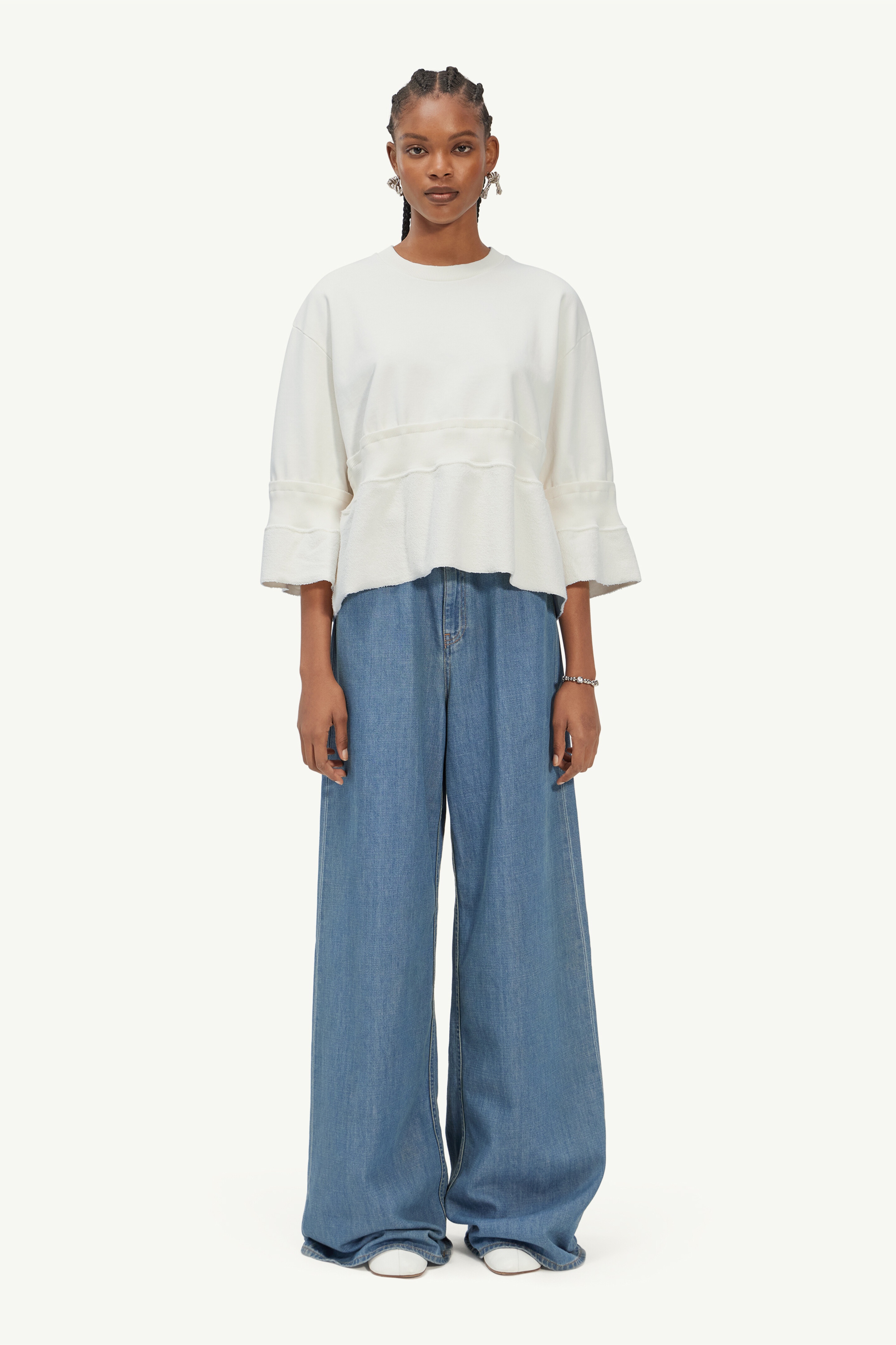 Cropped sweatshirt - 2