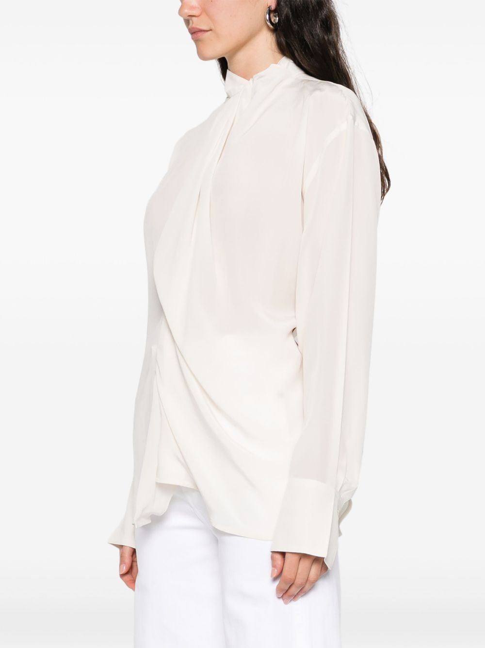 silk blouse - 3