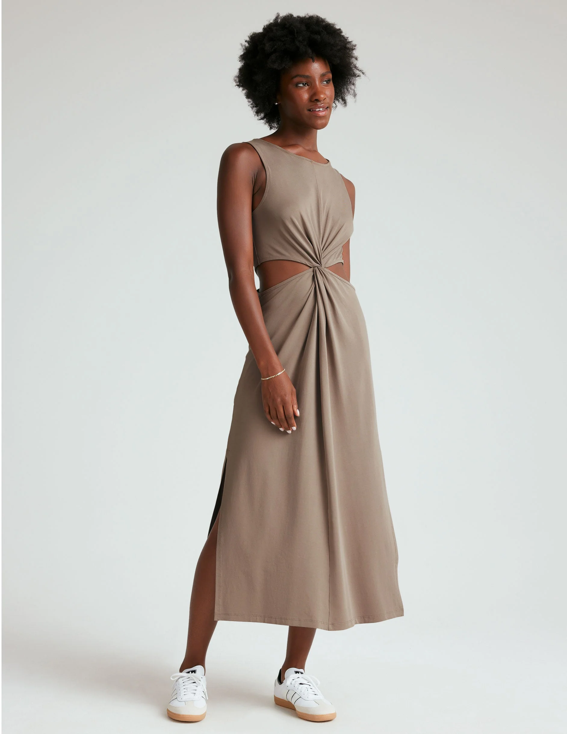 Around The World Front Twist Dress - 1