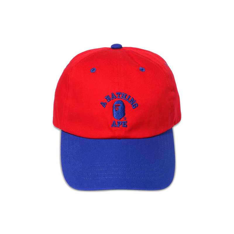 BAPE College Panel Cap 'Red' - 1