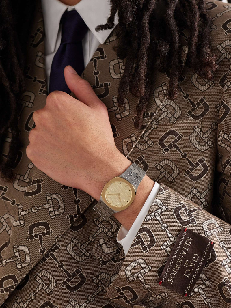 GUCCI 25h 34mm Stainless Steel Watch outlook