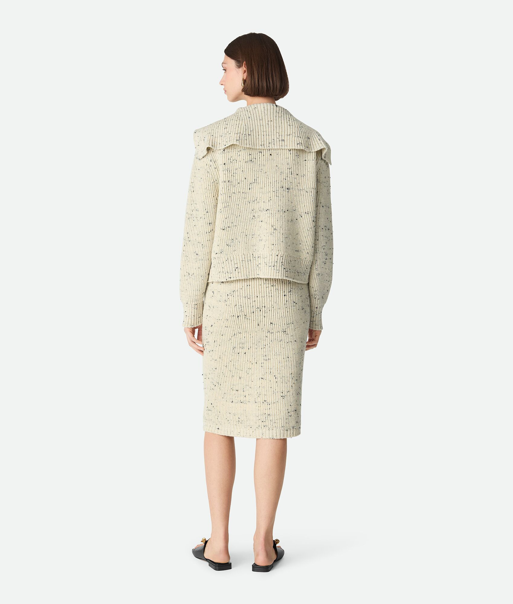 Wool English Rib Skirt - 3