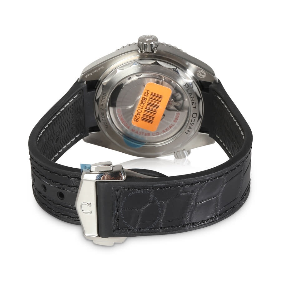 Pre-owned Omega Seamaster Planet Ocean Diamond Black Dial Ladies Watch 215.18.40.20.01.001 - 4