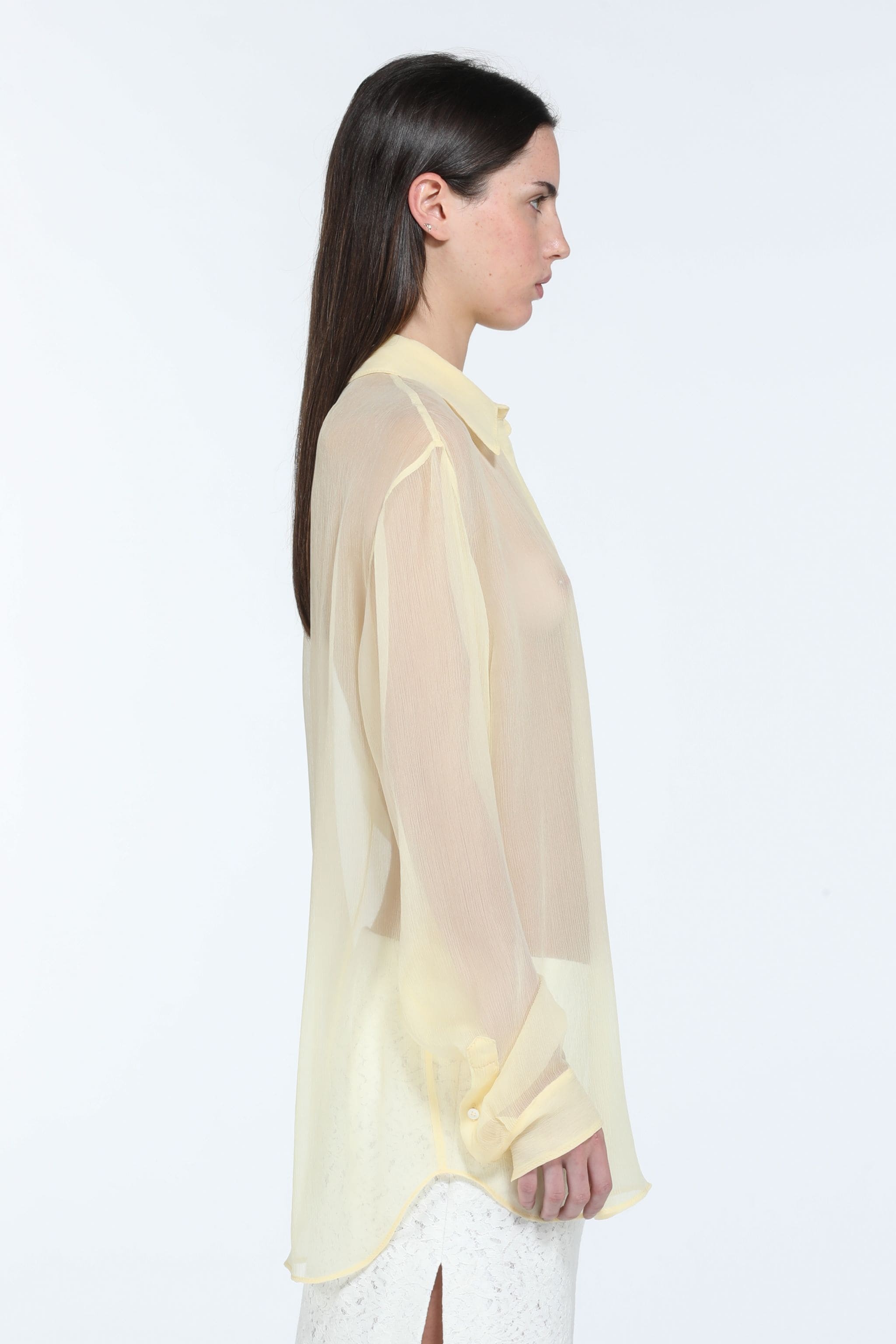 SHEER SILK SHIRT - 3