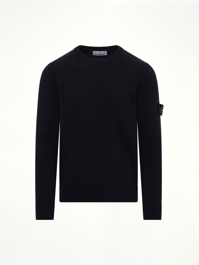 Stone Island 510007 Crewneck Sweater in Navy Blue outlook