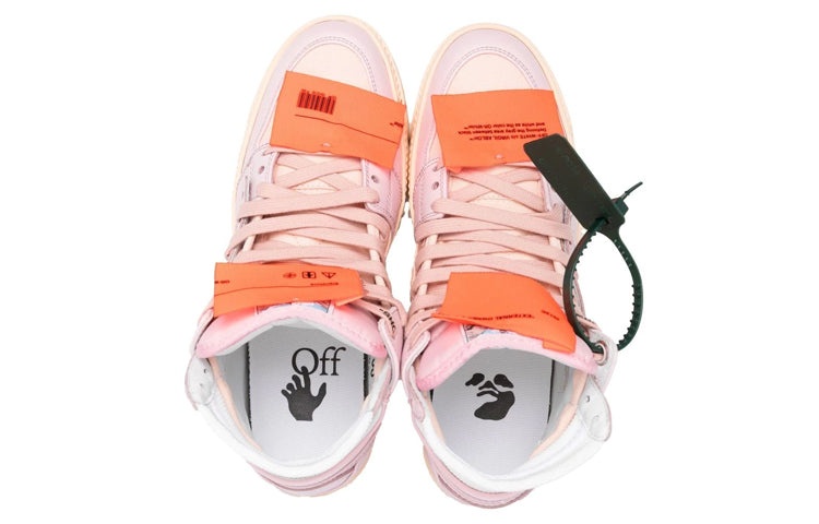 (WMNS) Off-White Off-Court 3.0 High-Top Sneakers 'Pink Beige' OWIA112F22LEA0013030 - 4