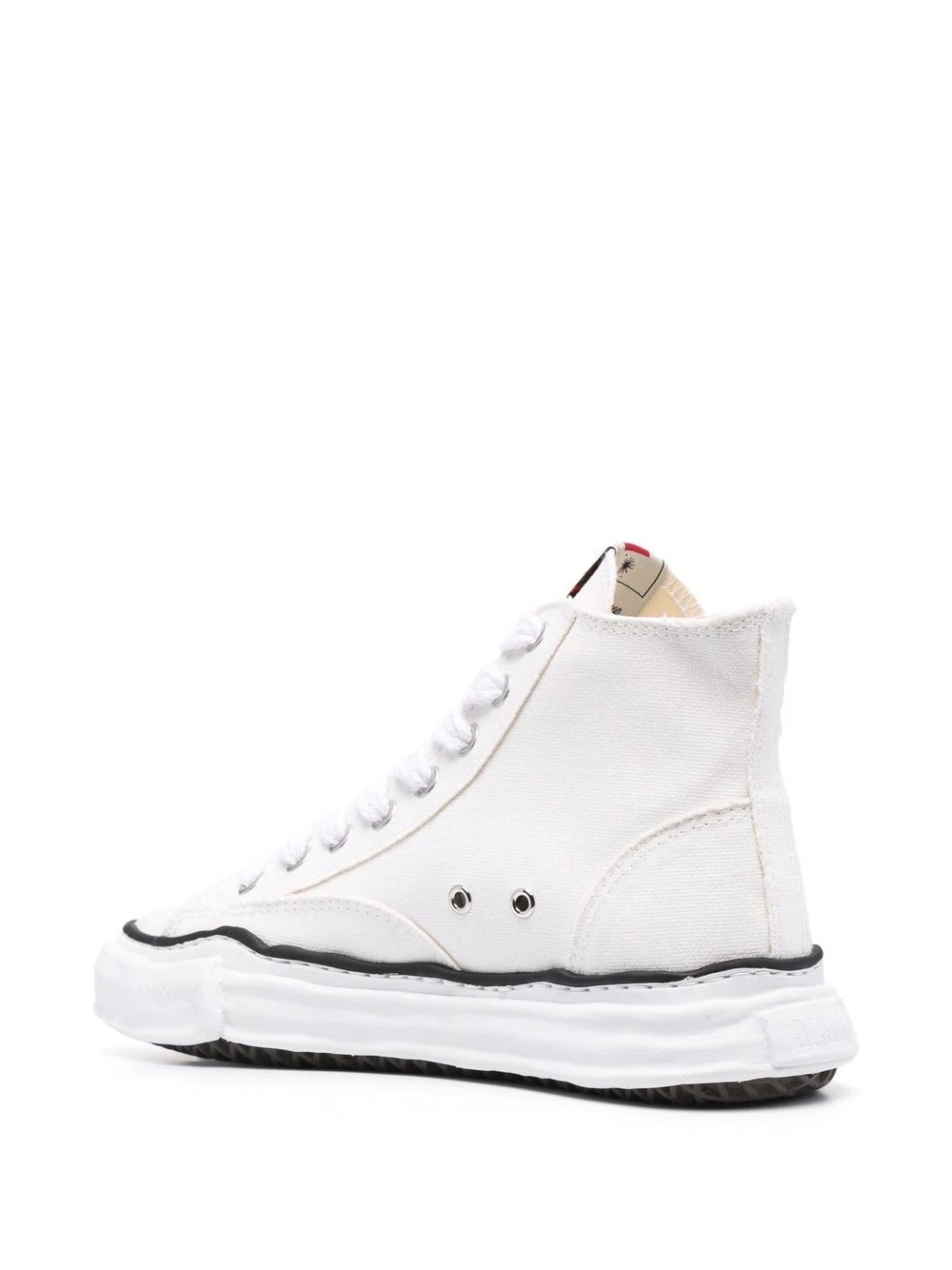 high-top lace-up sneakers - 3