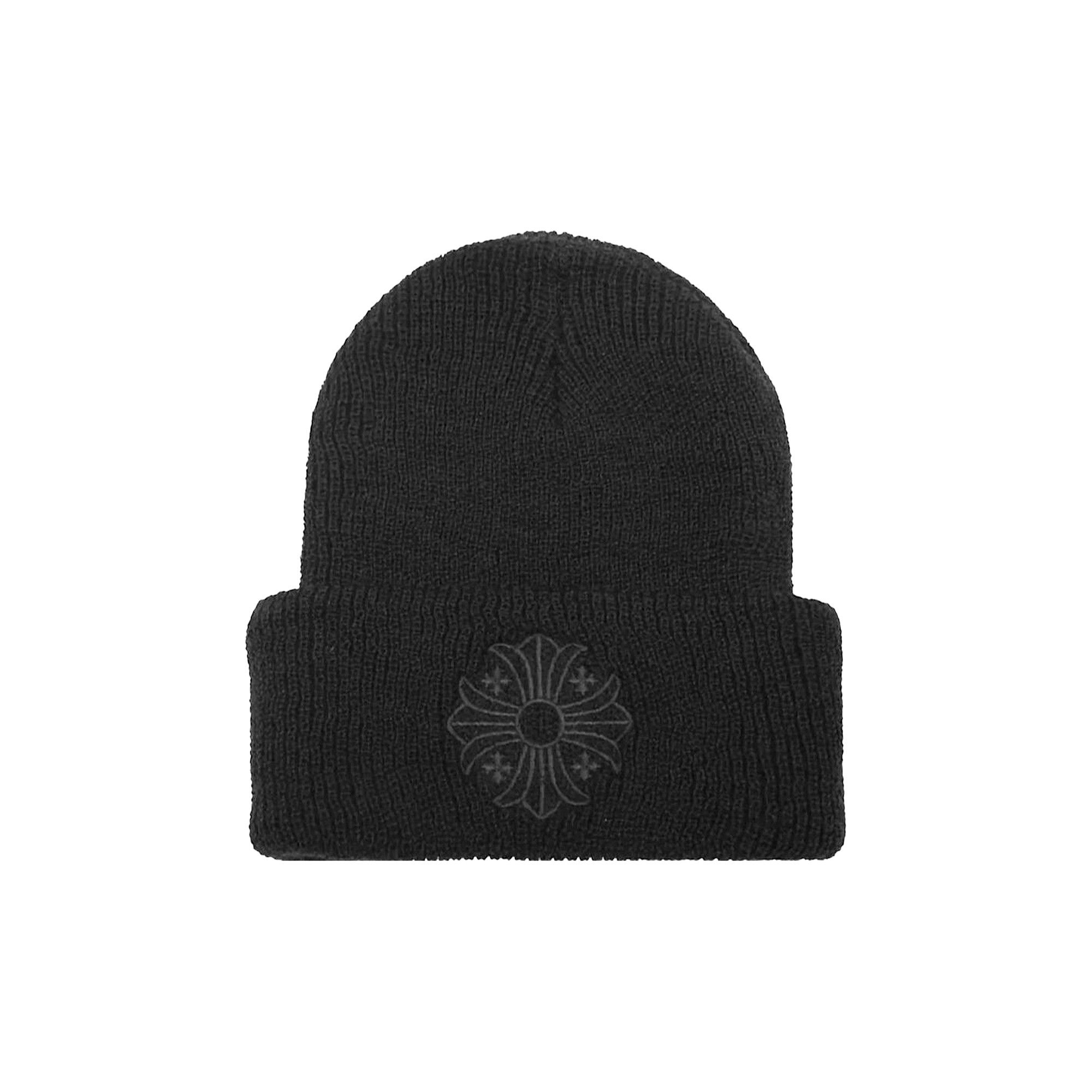 Chrome Hearts Plus Cross Beanie 'Black/Black' - 1