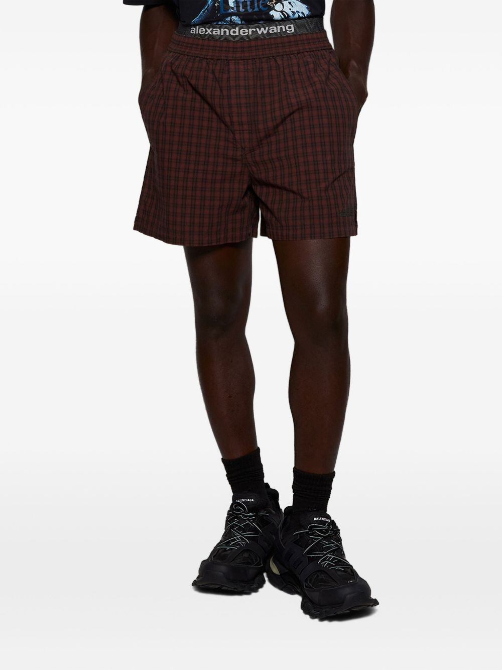 plaid boxer shorts - 4