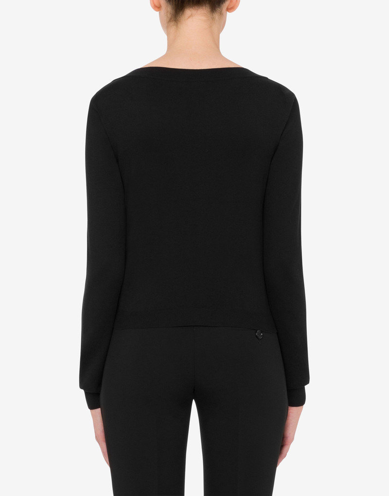 HEART BUTTONS KNITTED CARDIGAN 3