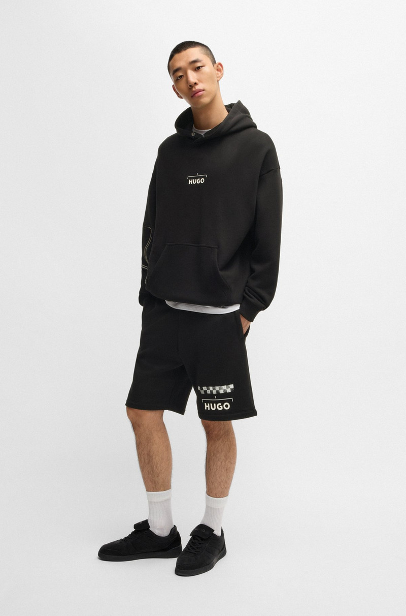 HUGO SHORTS WITH RACING PRINT outlook