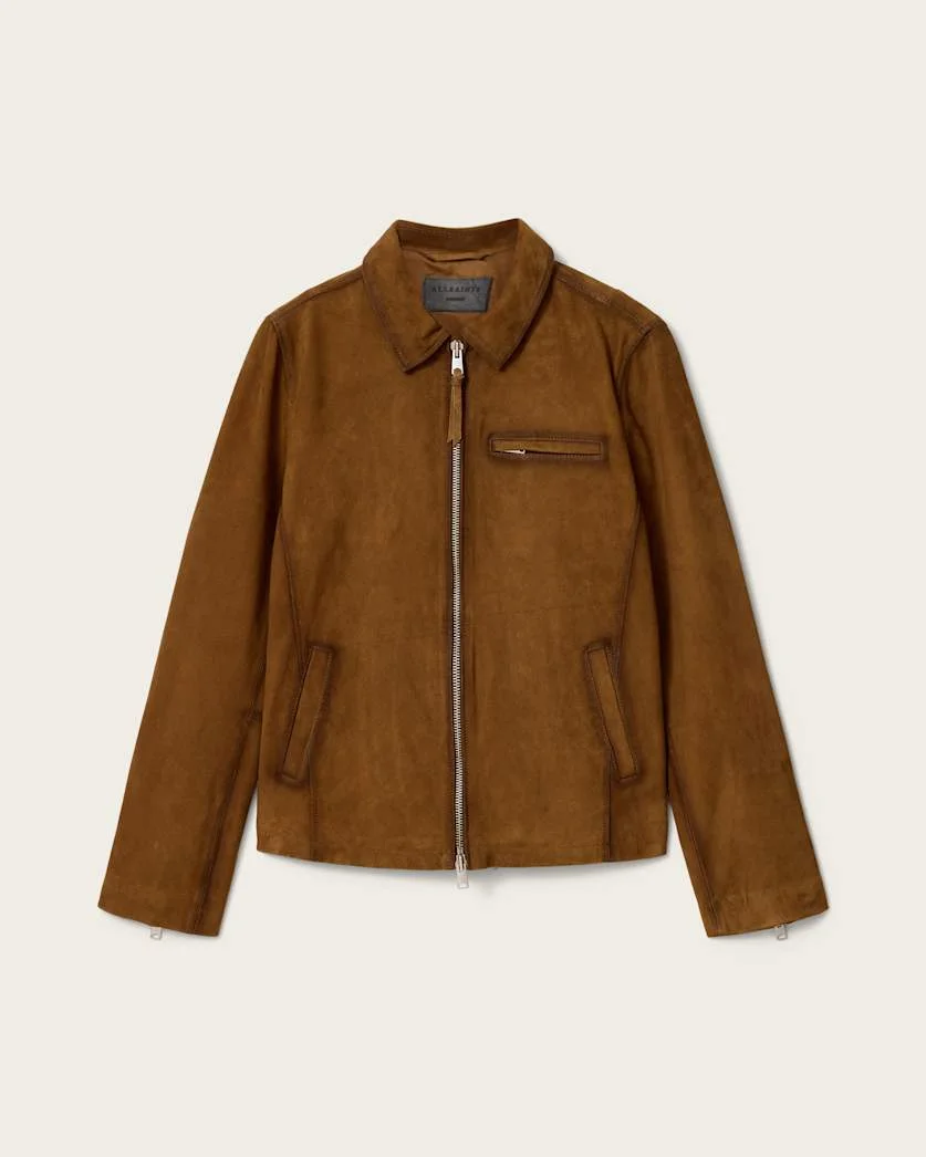 ASHWOOD LONG SLEEVE SUEDE JACKET - 1