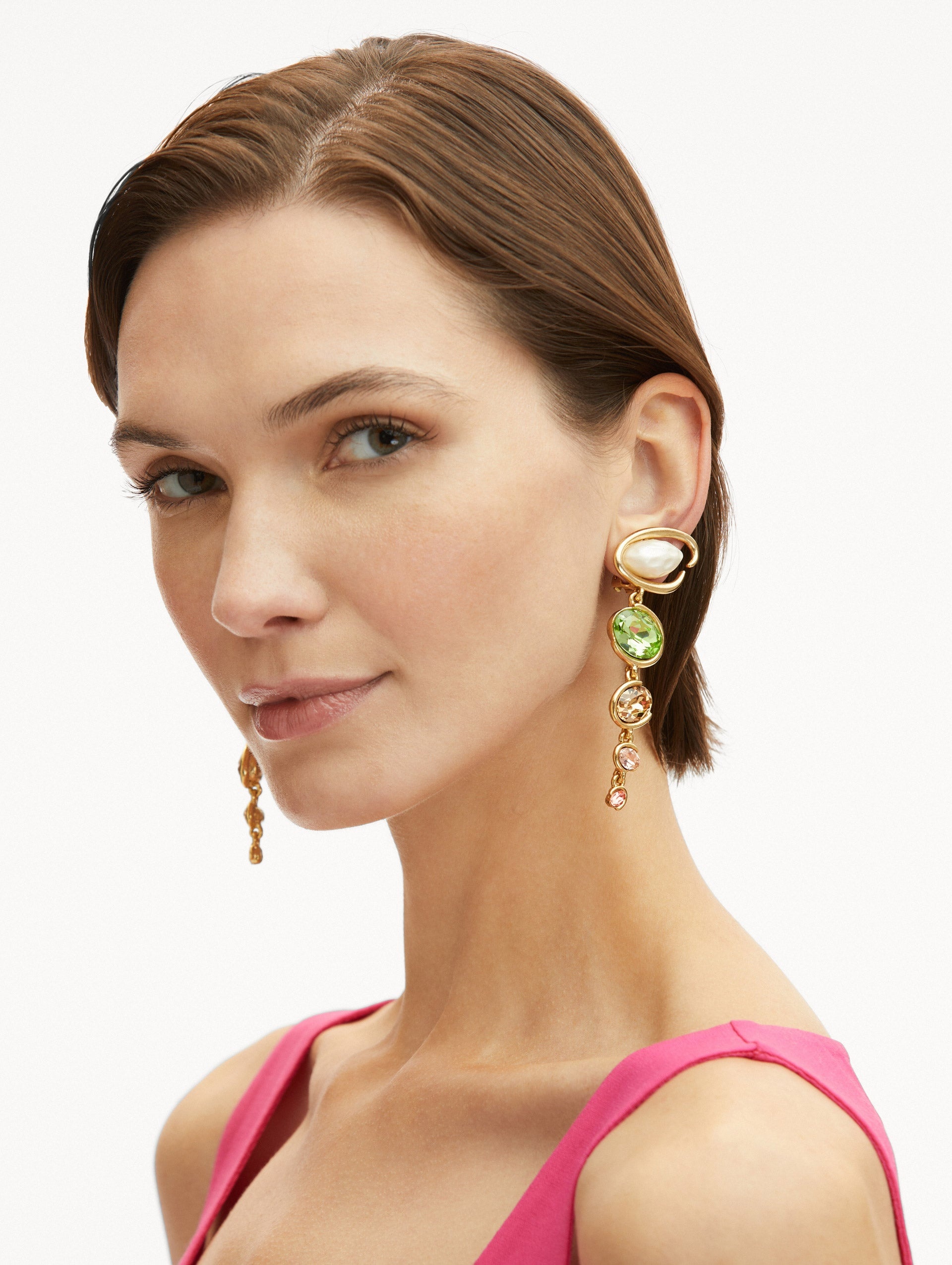 BAROQUE PEARL O DROP EARRINGS - 2