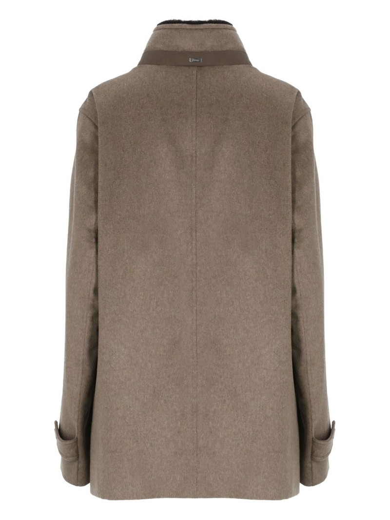 Herno cashmere coat outlook