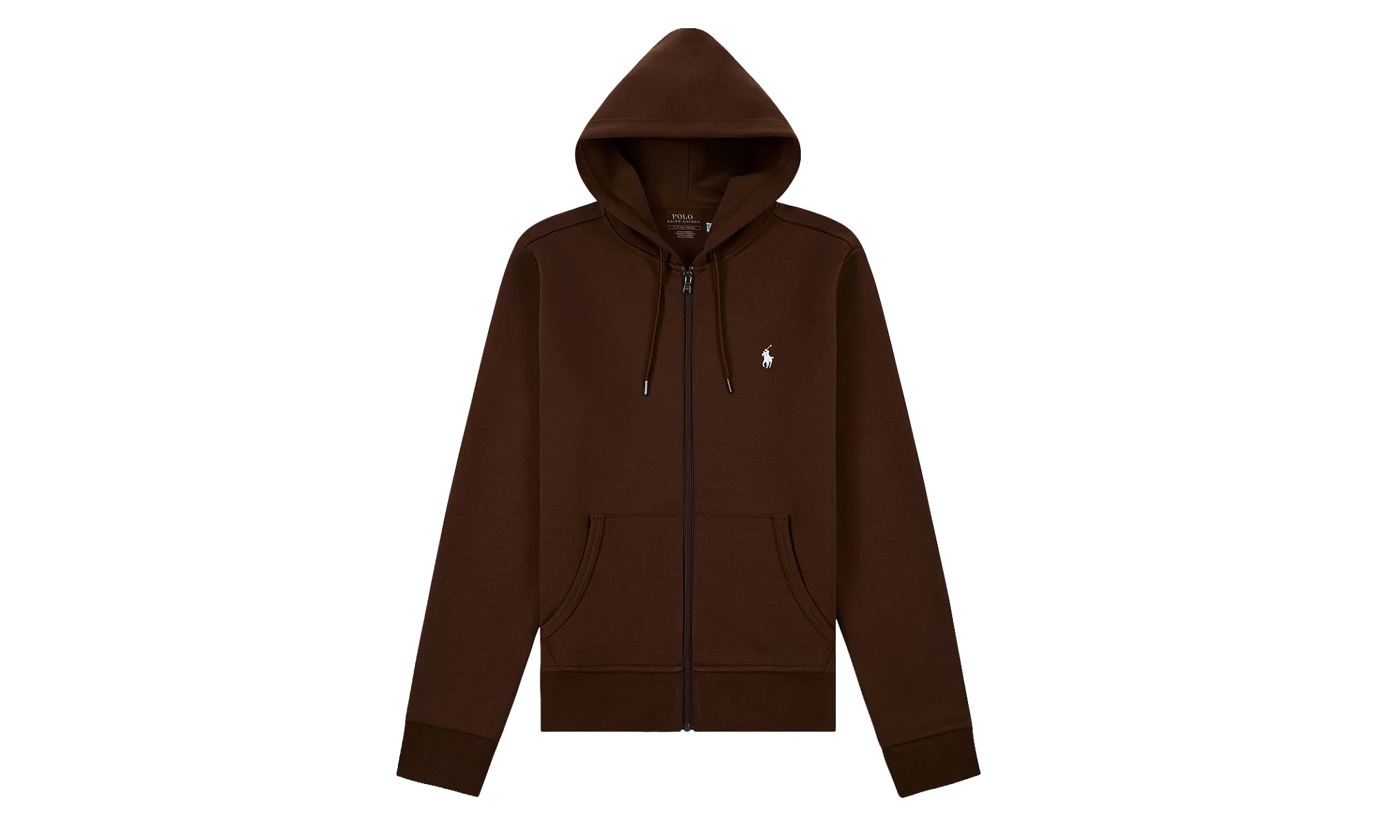 Double-Knit Zip Up Hoodie "Brown" 710881517096 - 1