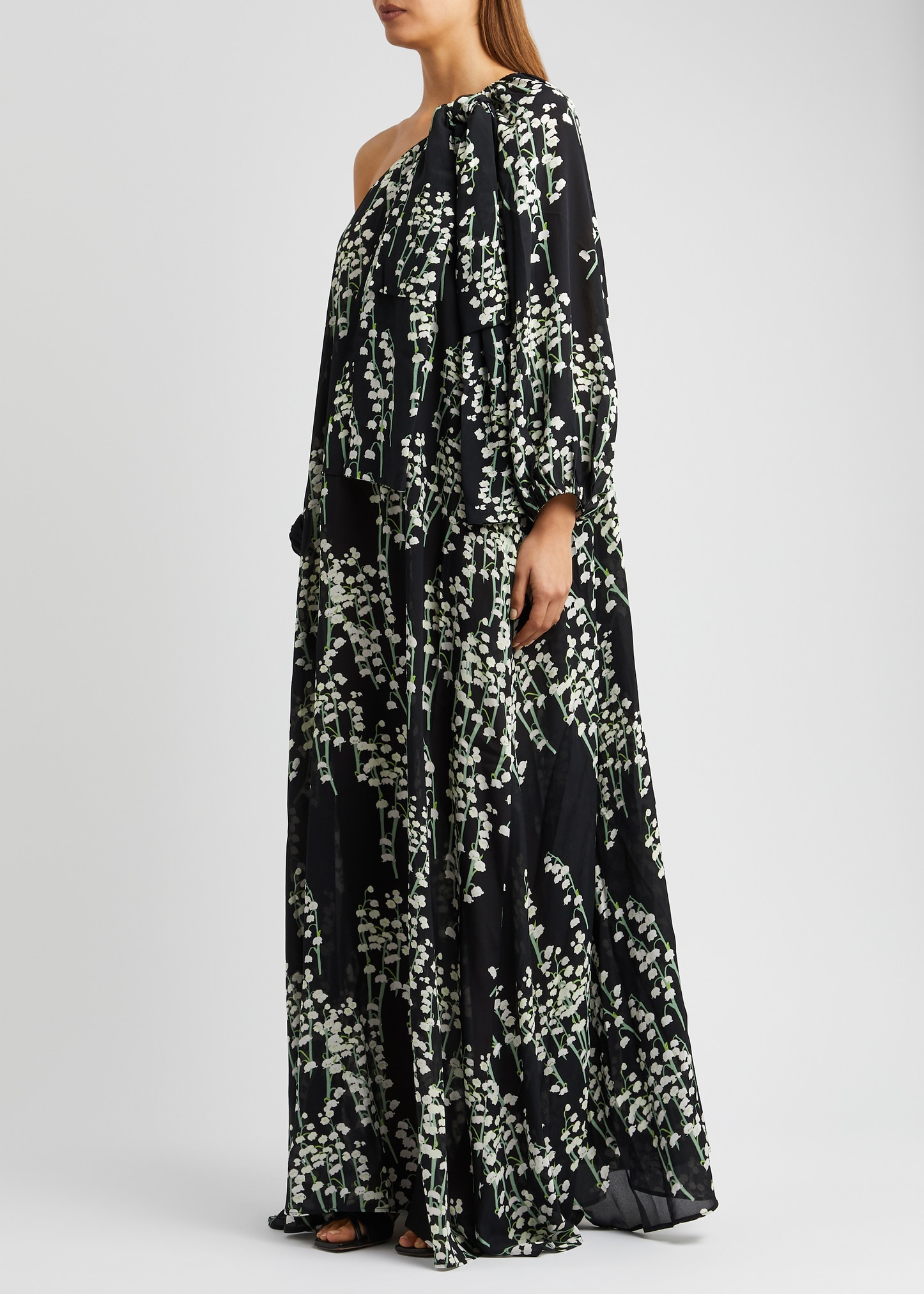 Ninouk floral-print chiffon gown - 2