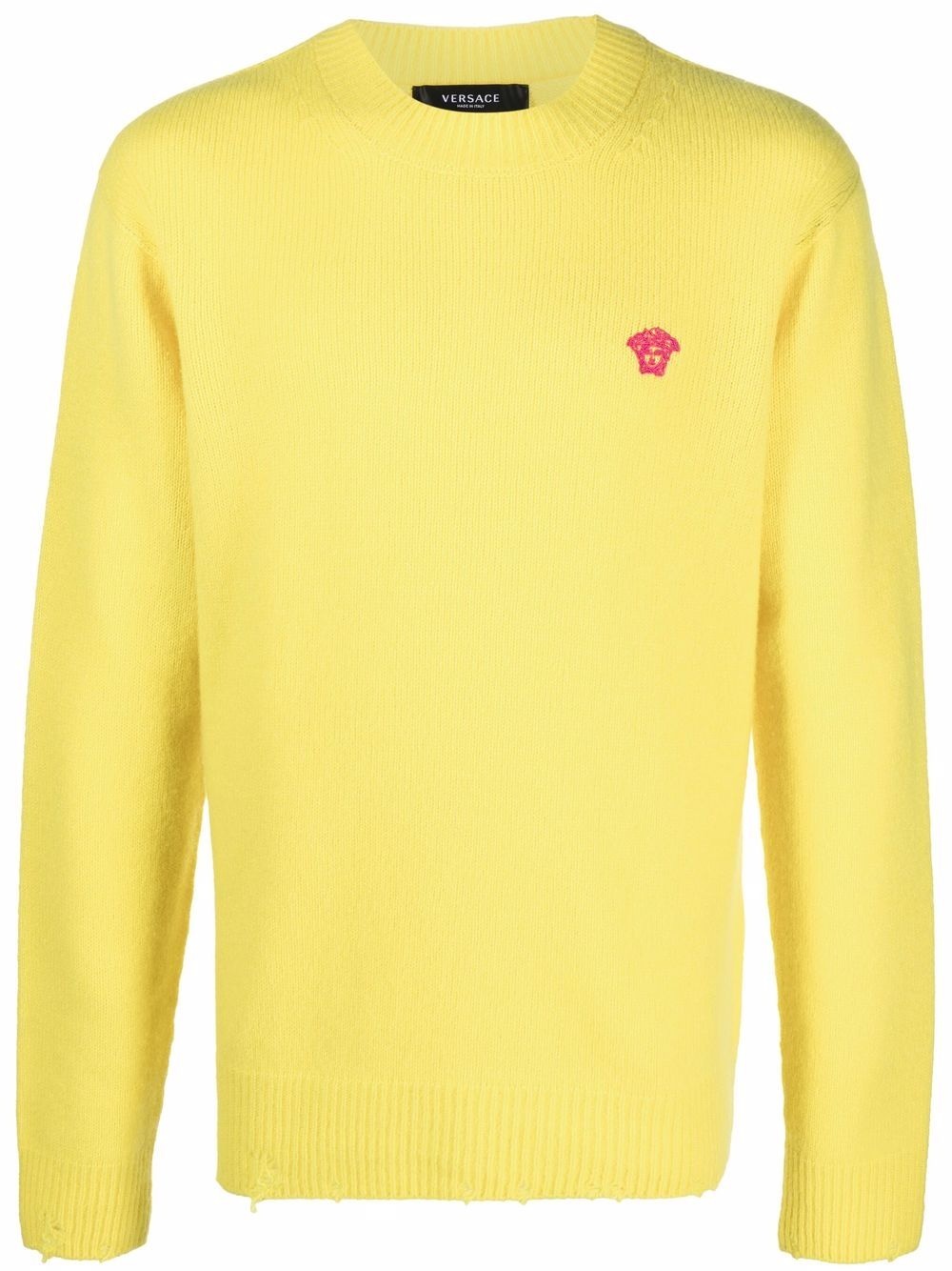 Medusa Head embroidered jumper - 1