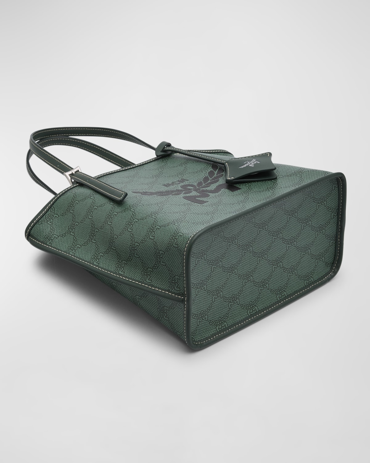 Lauretos Monogram Canvas Shopper Tote Bag - 2