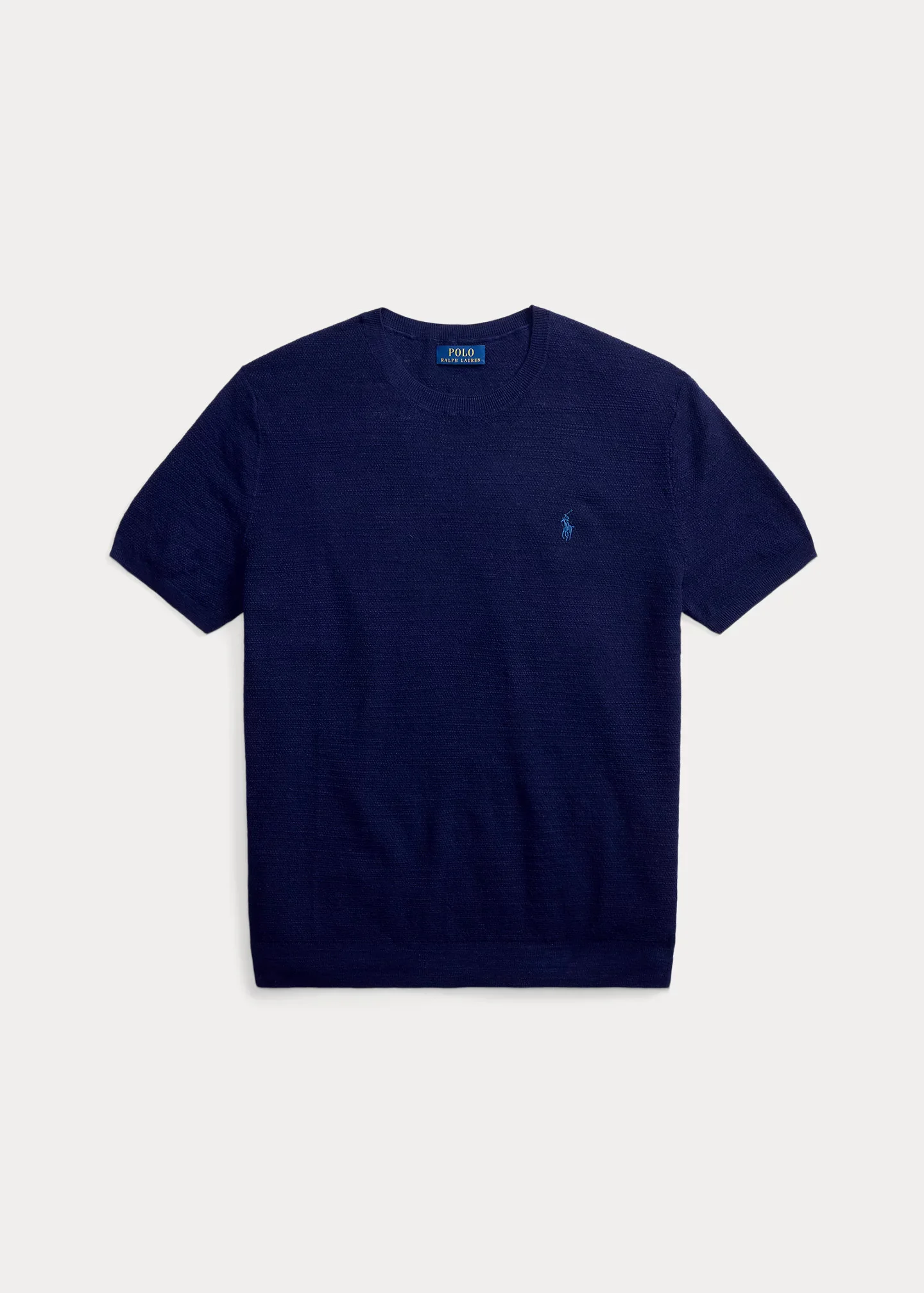 Textured Cotton-Linen Sweater - 1