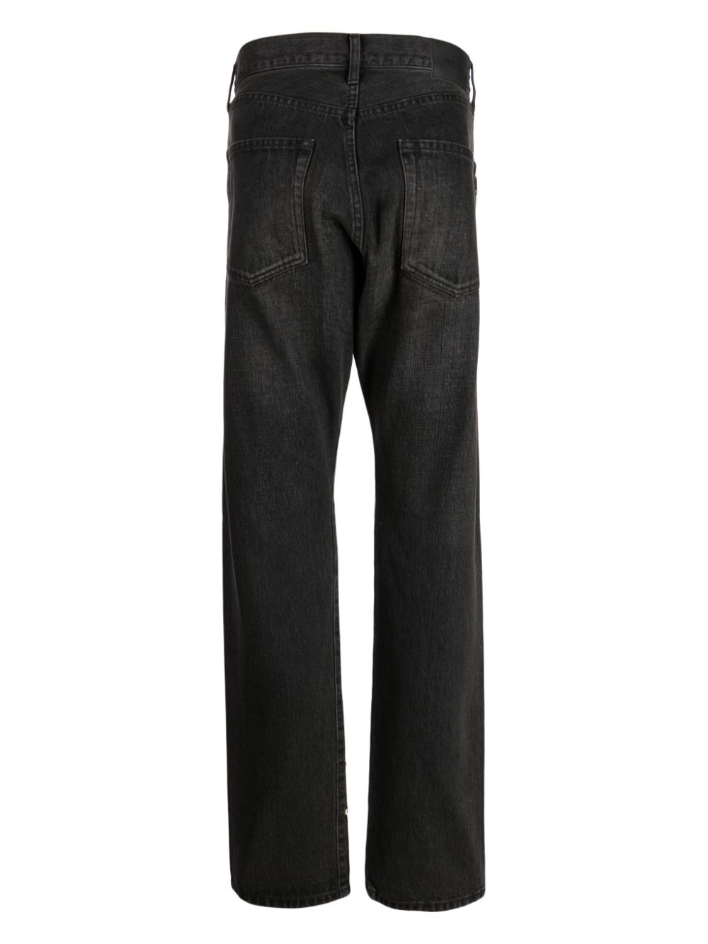 bead-embellished straight-leg jeans - 4