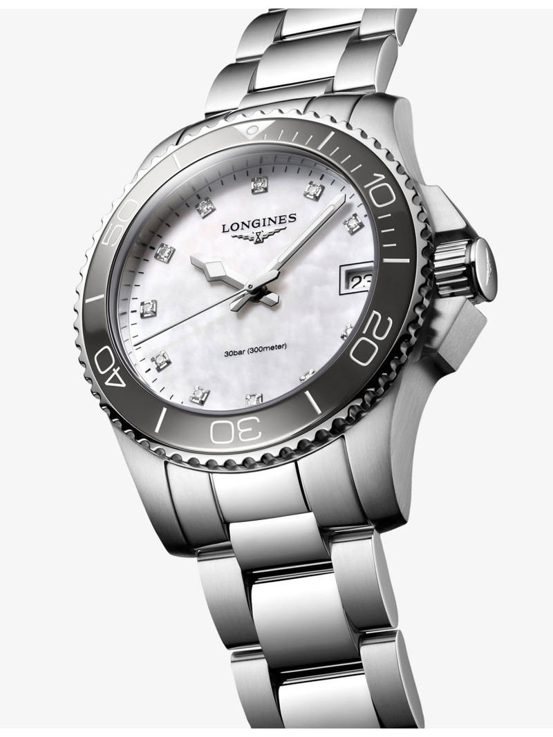 Longines L3.370.4.87.6 HydroConquest Bicolour Stainless-Steel And 0.044ct Diamond Quartz Watch outlook