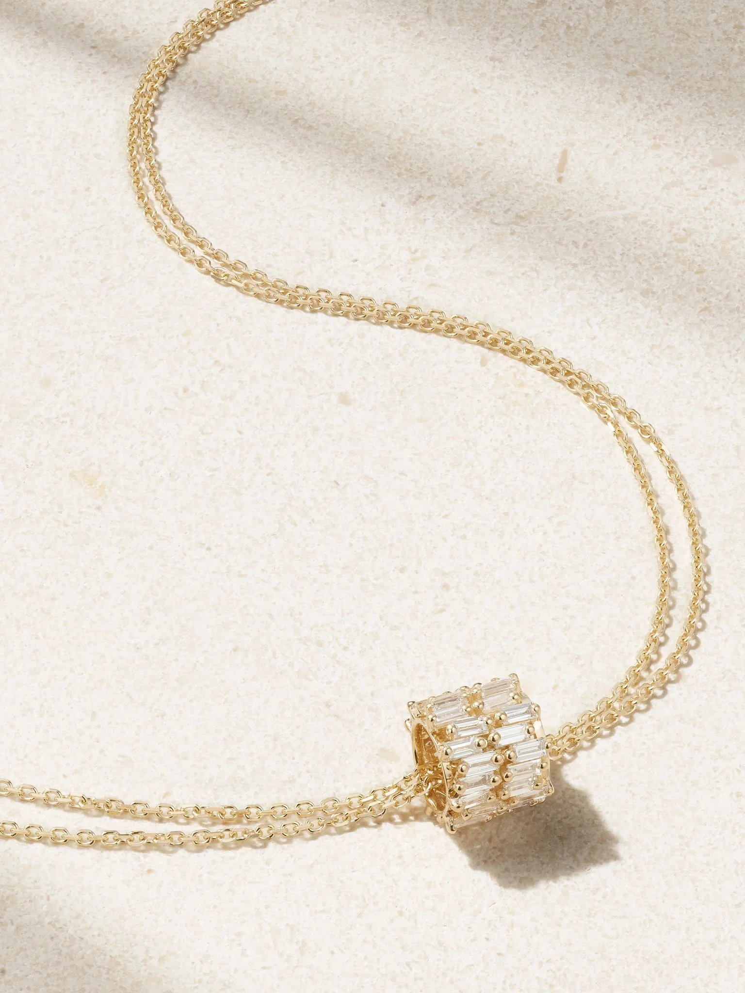 18-karat gold diamond necklace Gold - 1