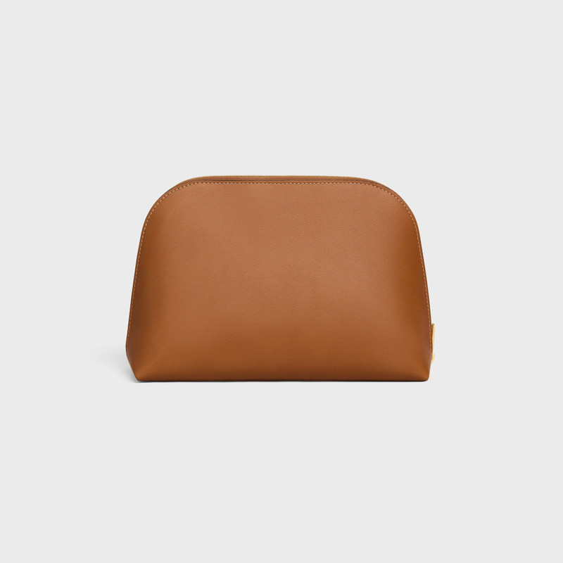MEDIUM COSMETIC POUCH IN SMOOTH CALFSKIN 3