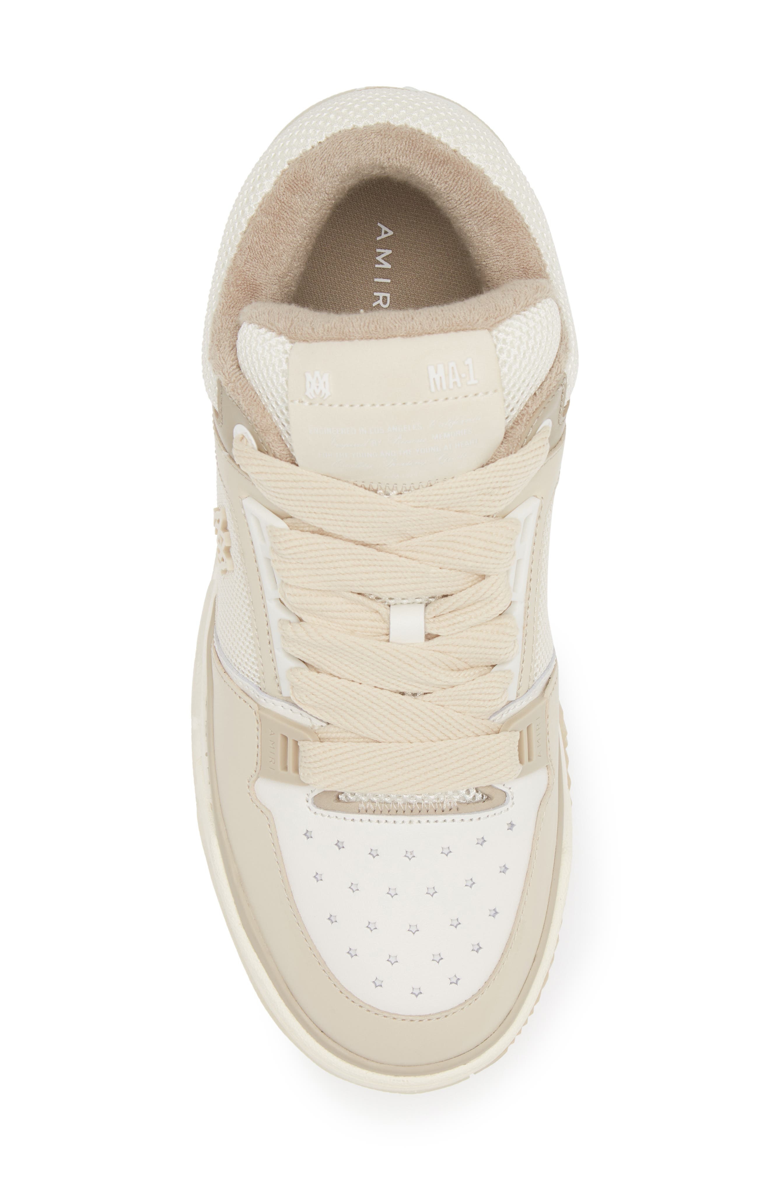 AMIRI MA-1 Platform Sneaker in Alabaster Birch at Nordstrom - 5