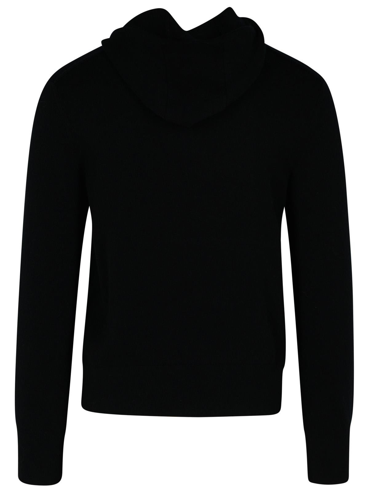 Burberry Black Wool Blend Sweatshirt Man - 3