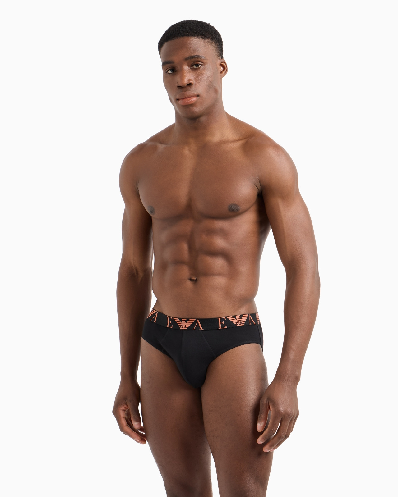 THREE-PACK OF BRIEFS WITH BOLD MONOGRAM LOGO - 2