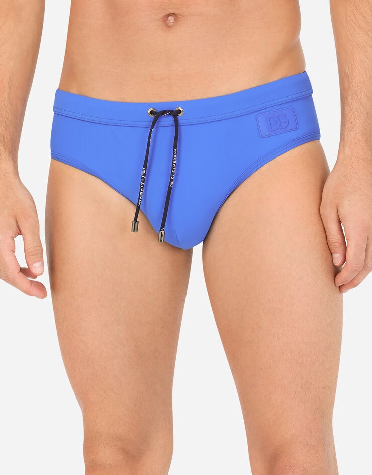 Swim briefs with 3D DG logo - 4