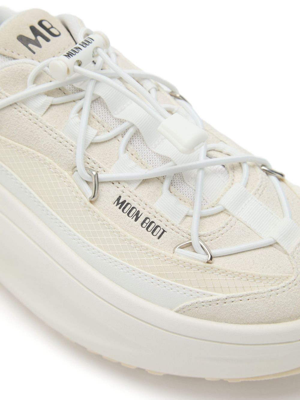 logo-embellished lace-up sneakers - 3