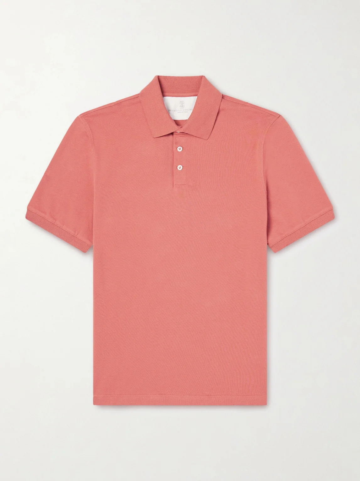 Slim-Fit Cotton-Piqué Polo Shirt - 1